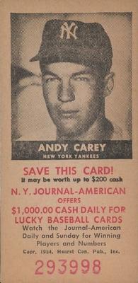 Andy Carey #NNO