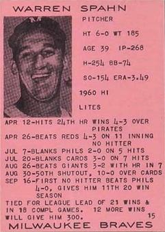 Warren Spahn #15