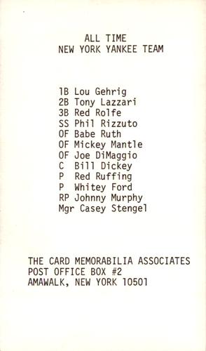 Lou Gehrig back