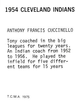 Tony Cuccinello back