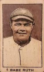 Strip Cards Type 1 Numbered 5 Babe Ruth #1