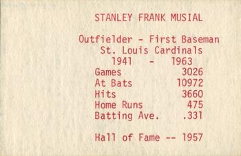 Stan Musial back