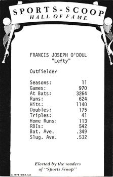 Lefty O'Doul back