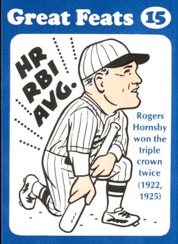 Rogers Hornsby #15