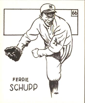Ferdie Schupp #66