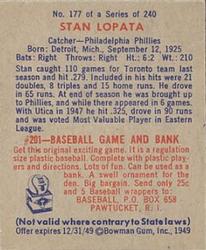 Stan Lopata back