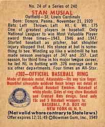 Stan Musial back