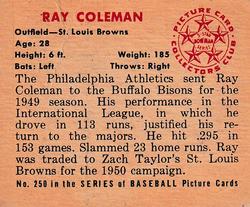 Ray Coleman back