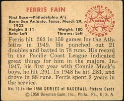 Ferris Fain back