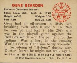 Gene Bearden back