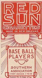 Red Sun NNO Charlie Fritz back