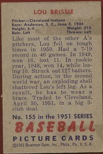 Lou Brissie back