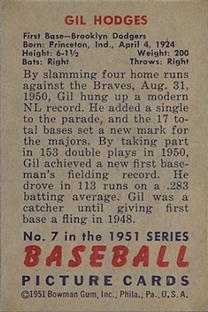 Gil Hodges back