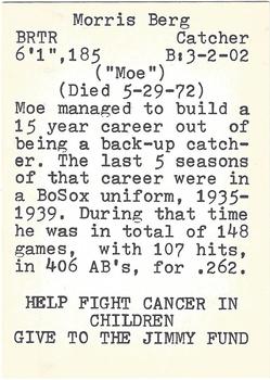 Morris Berg back