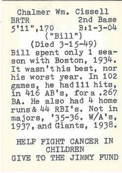 Bill Cissell back