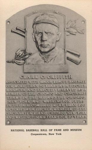 Clark Griffith #NNO