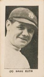 Game Backs Strip 6 Babe Ruth #W502