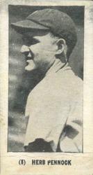 Game Backs Strip 8 Herb Pennock #W502
