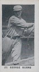 Game Backs Strip 9 George J. Burns #W502