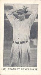 Game Backs Strip 57 Stanley Coveleski #W502