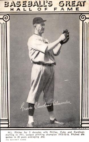 Grover Cleveland Alexander #NNO
