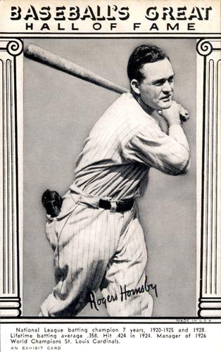 Rogers Hornsby #NNO