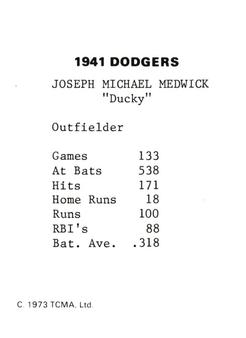 Ducky Medwick back