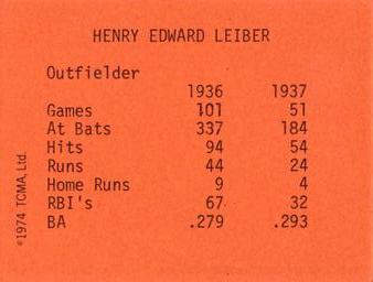 Hank Leiber back