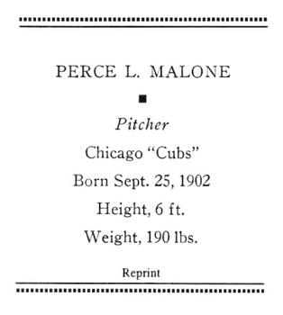 Pat Malone back