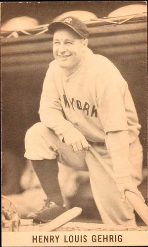 Henry Louis Gehrig #NNO