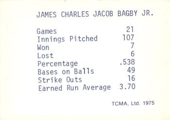 Jim Bagby back
