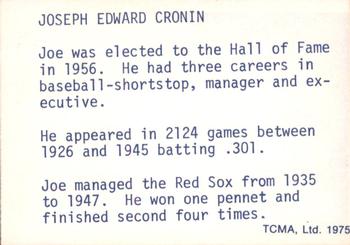 Joe Cronin back