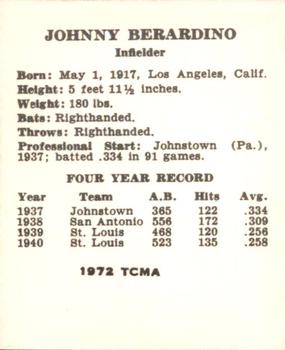 Johnny Berardino back