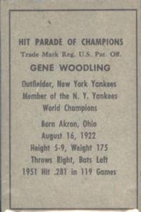Gene Woodling back