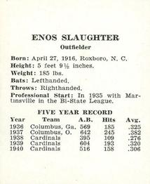 Enos Slaughter back