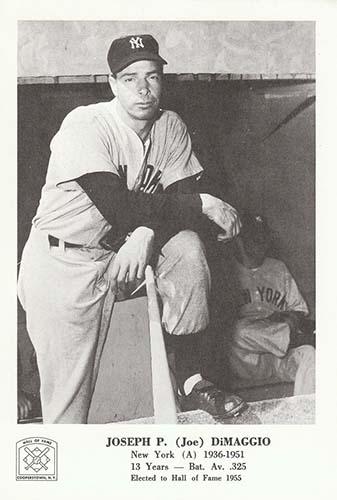 Joe DiMaggio #NNO