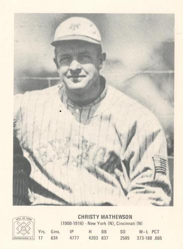 Christy Mathewson #NNO