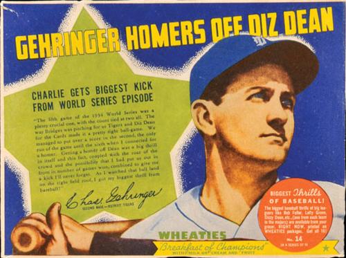 Charlie Gehringer #14