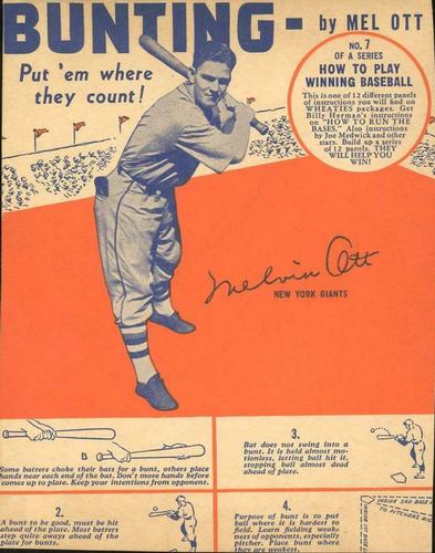 Mel Ott #7B