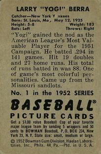Yogi Berra back