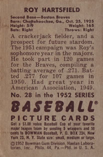 Roy Hartsfield back