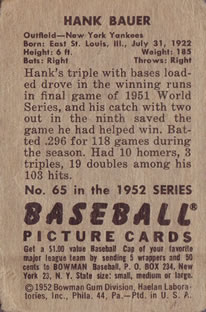 Hank Bauer back