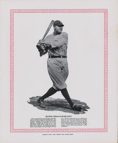 Babe Ruth #NNO