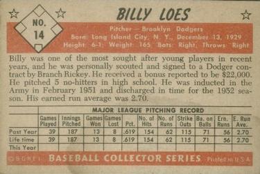 Billy Loes back