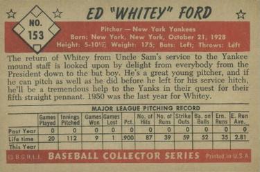 Whitey Ford back