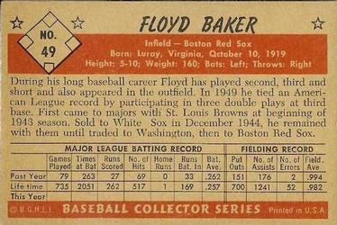 Floyd Baker back