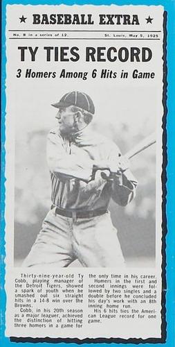 Ty Cobb #8