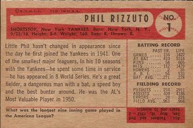 Phil Rizzuto back