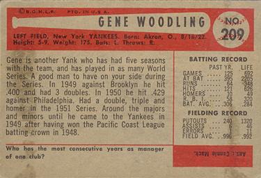 Gene Woodling back