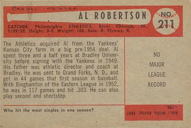 Jim Robertson back